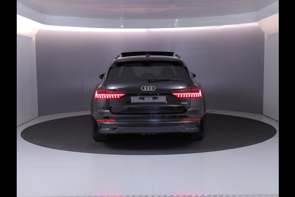 Audi A6 Avant 55 TFSI e quattro S edition Competition 367 pk S-tronic | Verlengde garantie | Navigatie | Panoramadak | Trekhaak (wegklapbaar) | Parkeersensoren (Park assist) | Rondomzicht camera | Lederen bekleding | S-Line |
