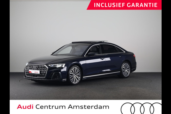 Audi A8 60 TFSI e quattro Lang 462pk | Panoramadak | Ventilatie + massage voor en achter | HUD | Luchtvering |
