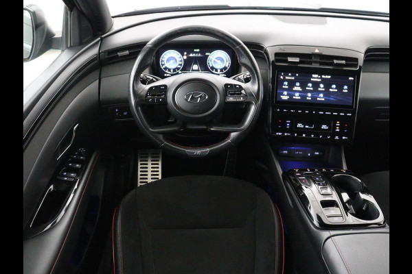 Hyundai Tucson 1.6 T-GDI PHEV N Line Sky 4WD | Pano | SOH 97,3% Stoelverwarming | Leder/Alcantara | Camera | Adaptive cruise | Carplay | Full LED | Stuurverwarming | Keyless | Plug In
