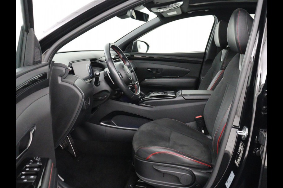Hyundai Tucson 1.6 T-GDI PHEV N Line Sky 4WD | Pano | SOH 97,3% Stoelverwarming | Leder/Alcantara | Camera | Adaptive cruise | Carplay | Full LED | Stuurverwarming | Keyless | Plug In