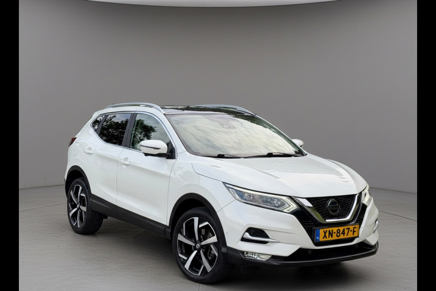 Nissan QASHQAI 1.2 Tekna, panoramadak, trekhaak, camera, vele opties, 1 e eigenaar, NL auto met nap