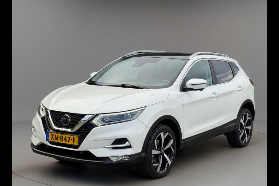 Nissan QASHQAI 1.2 Tekna, panoramadak, trekhaak, camera, vele opties, 1 e eigenaar, NL auto met nap