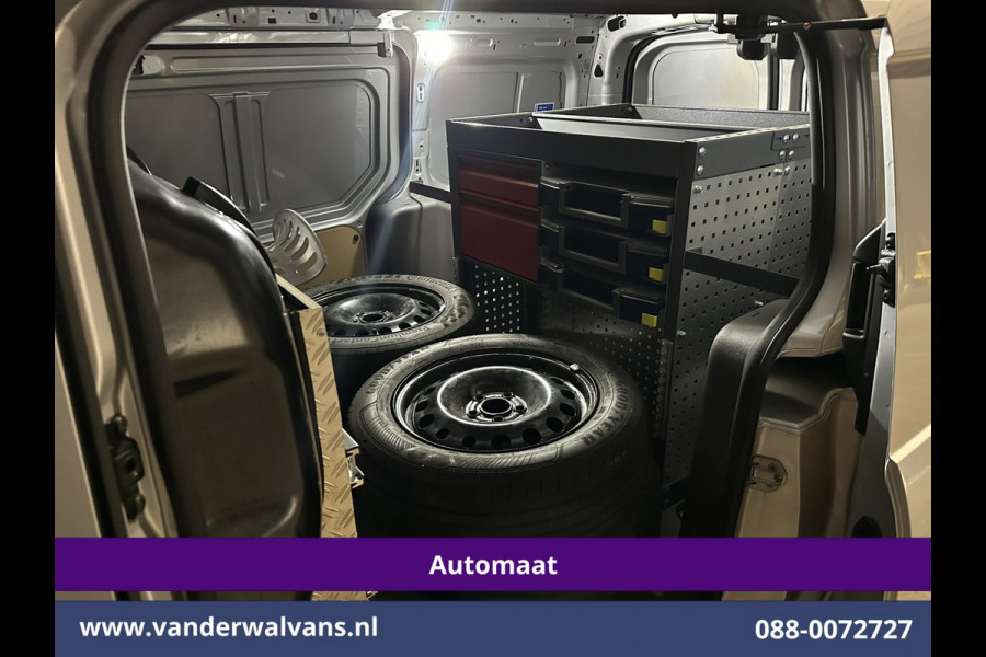 Ford Transit Connect 1.5 EcoBlue 120pk Automaat L2H1 Euro6 Airco | 2x Zijdeur | 3-Zits | Camera | Navigatie | Cruisecontrol Apple Carplay, Android Auto, Stoelverwarming, Verwarmde voorruit, Parkeersensoren, Bijrijdersbank