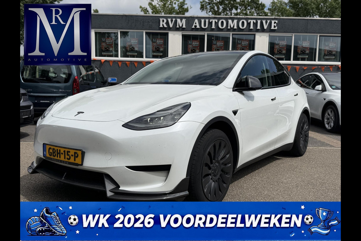 Tesla Model Y RWD 58 kWh UNIEK!| |VAN €35.900:,- VOOR: 32.877,- UW WKVOORDEEL: 3.023,- | STOEL + STUURWIELVERWARMING l CARBON PAKKET | TESLA FABRIEKSGARANTIE  9-2027 OF TOT 80.000 KM |