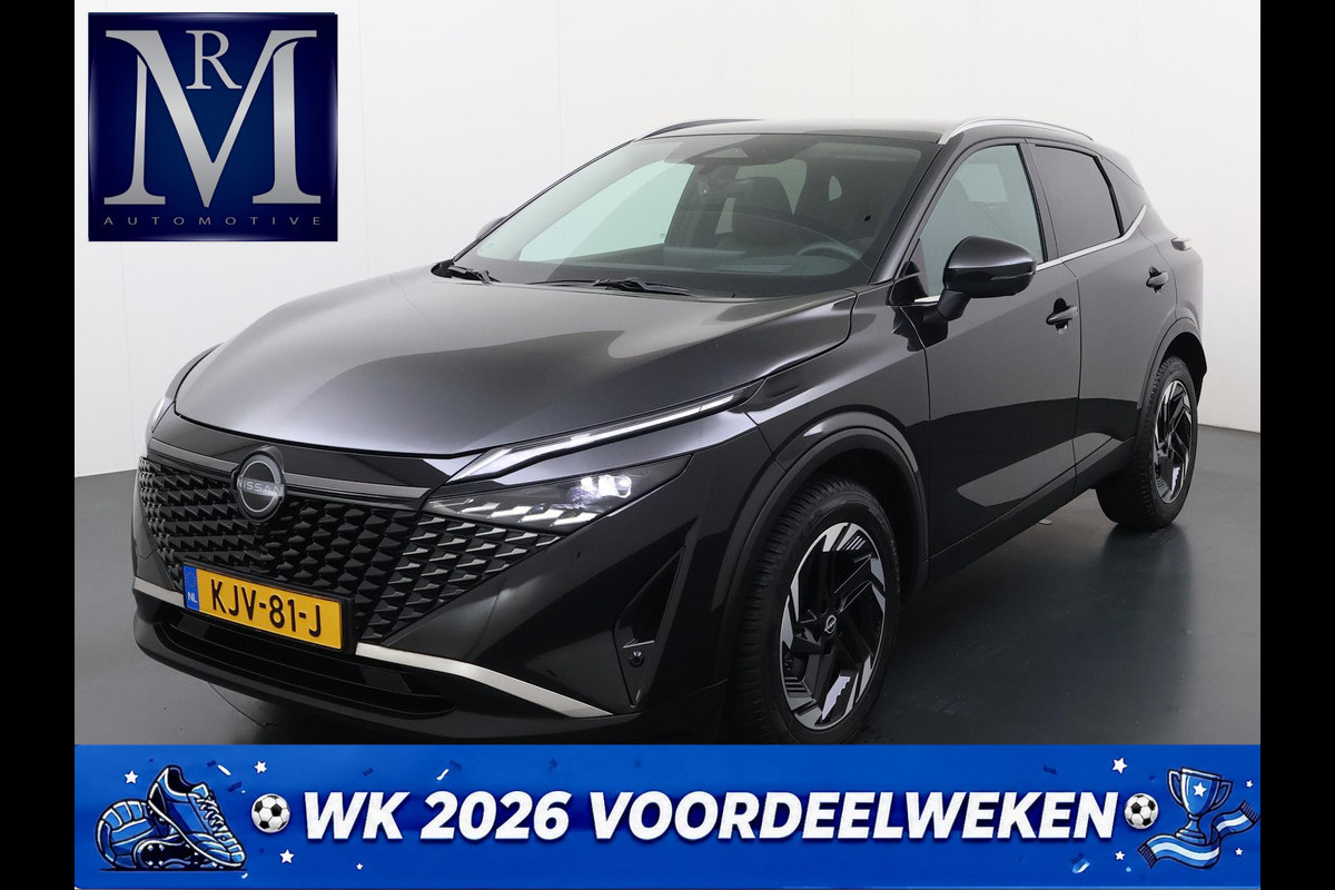 Nissan QASHQAI 1.3 MHEV Xtronic N-Connecta VAN: 34.900,- VOOR: 32.330,- UW WKVOORDEEL: 2.570,- | ONDERHOUD GEHAD BIJ DE DEALER | HEAD-UP DISPLAY| ELEKTRISCHE ACHTERKLEP| PANORAMADAK| STOEL + STUURVERWARMING| VOORRUITVERWARMING | 360 CAMERA| ADAPTIVE CRUISE CONTROL| DODE HOEK SENSOR