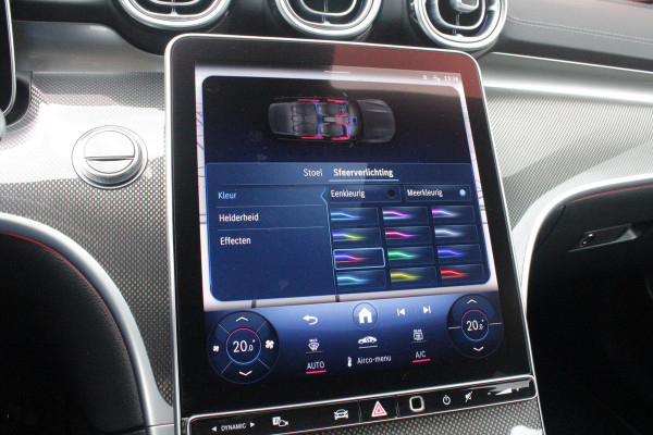 Mercedes-Benz C-Klasse Estate 200 218PK Launch Edition AMG Line | PANORAMISCH SCHUIF/KANTELDAK | LASER KOPLAMPEN | SFEERVERLICHTING | ELEKTRISCH VERSTELBARE VOORSTOELEN MET GEHEUGEN OP BEIDE STOELEN | STOELVERWARMING | ELEKTRISCHE STUURVERSTELLING MET GEHEUGEN | 19'' MULTISPAAKS LICHTMETALEN VELGEN | VERKEERSLICHTEN WEERGAVE | 360° CAMERA | DRAADLOOS APPLECARPLAY/ANDROID AUTO | DRAADLOZE TELEFOONLADER | WIDE SCREEN SCHERM | NIGHT PAKKET | DODEHOEK DETECTIE | EXTRA GETINTE ACHTERSTE RUITEN | PREMIUM AUDIO SYSTEM | ELEKTRISCH BEDIENBARE ACHTERKLEP | KEYLESS ENTRY |