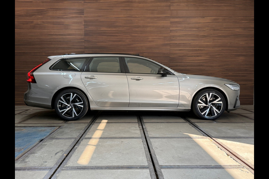 Volvo V90 2.0 T6 Plug-in hybrid AWD Ultimate Dark | FaceLift | Luchtvering | Xenium Pakket | Licht Pakket | HUD | 360cam |