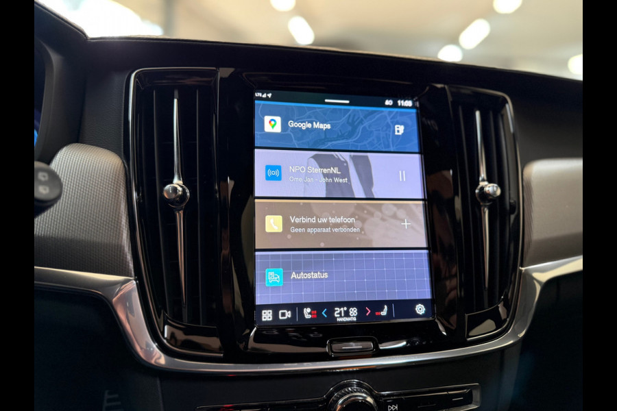 Volvo V90 2.0 T6 Plug-in hybrid AWD Ultimate Dark | FaceLift | Luchtvering | Xenium Pakket | Licht Pakket | HUD | 360cam |