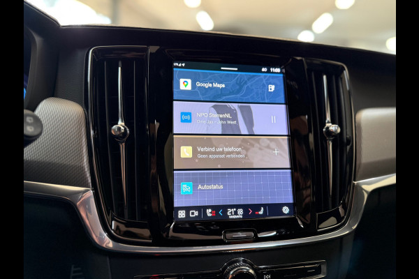 Volvo V90 2.0 T6 Plug-in hybrid AWD Ultimate Dark | FaceLift | Luchtvering | Xenium Pakket | Licht Pakket | HUD | 360cam |