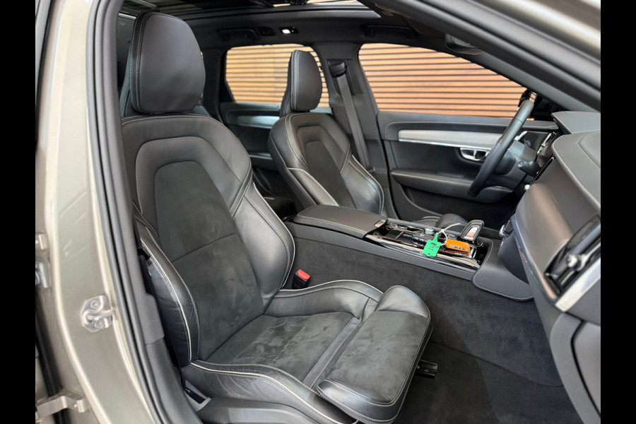 Volvo V90 2.0 T6 Plug-in hybrid AWD Ultimate Dark | FaceLift | Luchtvering | Xenium Pakket | Licht Pakket | HUD | 360cam |