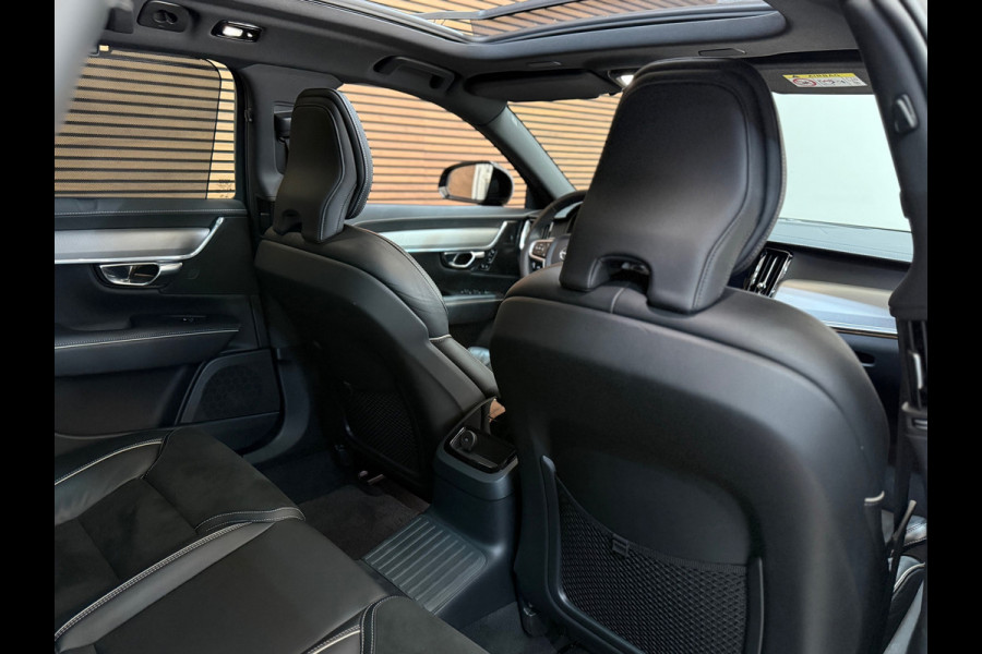 Volvo V90 2.0 T6 Plug-in hybrid AWD Ultimate Dark | FaceLift | Luchtvering | Xenium Pakket | Licht Pakket | HUD | 360cam |