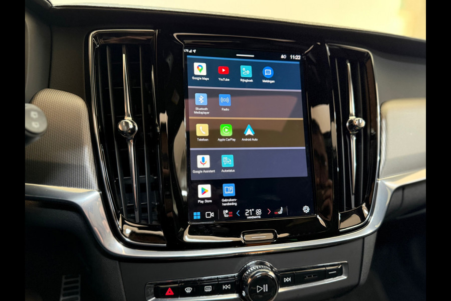 Volvo V90 2.0 T6 Plug-in hybrid AWD Ultimate Dark | FaceLift | Luchtvering | Xenium Pakket | Licht Pakket | HUD | 360cam |