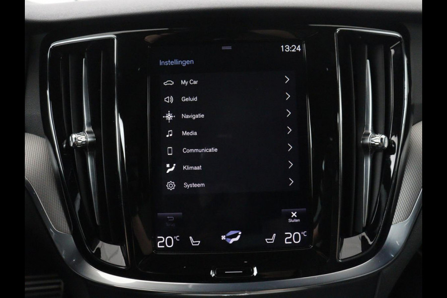 Volvo V60 2.0 T4 R-Design Panoramadak | Full LED | Trekhaak | Carplay | Pilot assist | Navigate | Stoel & Stuurverwarming | Achteruitrij camera | Cruise control | Climate control