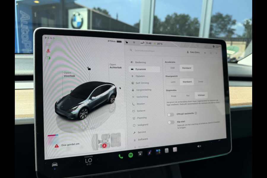 Tesla Model Y Long Range AWD 75 kWh VAN: 44.900,- VOOR: 42.877,- UW WKVOORDEEL: 2.023,- | SOH 94%| QUICKSILVER!| TESLA FABRIEKSGARANTIE TOT 02-2028/ 80.000KM | FABRIEKSGARANTIE OP ACCU & AANDRIJFLIJN TOT 2032 OF 192.000 KM | BTW VERREKENBAAR
