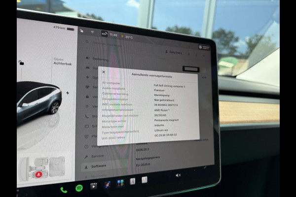 Tesla Model Y Long Range AWD 75 kWh VAN: 44.900,- VOOR: 42.877,- UW WKVOORDEEL: 2.023,- | SOH 94%| QUICKSILVER!| TESLA FABRIEKSGARANTIE TOT 02-2028/ 80.000KM | FABRIEKSGARANTIE OP ACCU & AANDRIJFLIJN TOT 2032 OF 192.000 KM | BTW VERREKENBAAR
