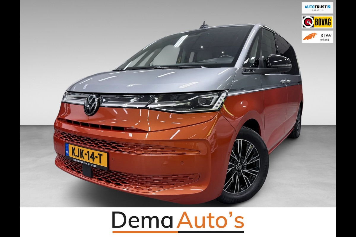 Volkswagen Multivan 1.4 eHybrid BULLI 7P ADAPTIVE-ONDERSTEL/STOELMASSAGE+VENTILATIE/LEDER/H-KARDON/H-UP/DAB/TREKH/CARPLAY///