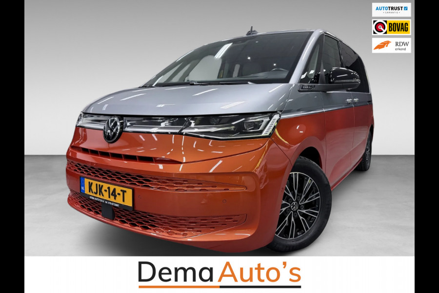 Volkswagen Multivan 1.4 eHybrid BULLI 7P ADAPTIVE-ONDERSTEL/STOELMASSAGE+VENTILATIE/LEDER/H-KARDON/H-UP/DAB/TREKH/CARPLAY///