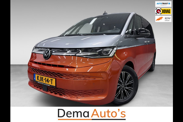 Volkswagen Multivan 1.4 eHybrid BULLI 7P ADAPTIVE-ONDERSTEL/STOELMASSAGE+VENTILATIE/LEDER/H-KARDON/H-UP/DAB/TREKH/CARPLAY///