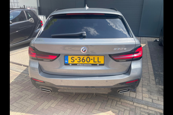 BMW 5 Serie Touring 530e Business Edition Plus Laser Led Panorama M-pakket 19inch breedset memory orig NL Geleverd NAP compleet!