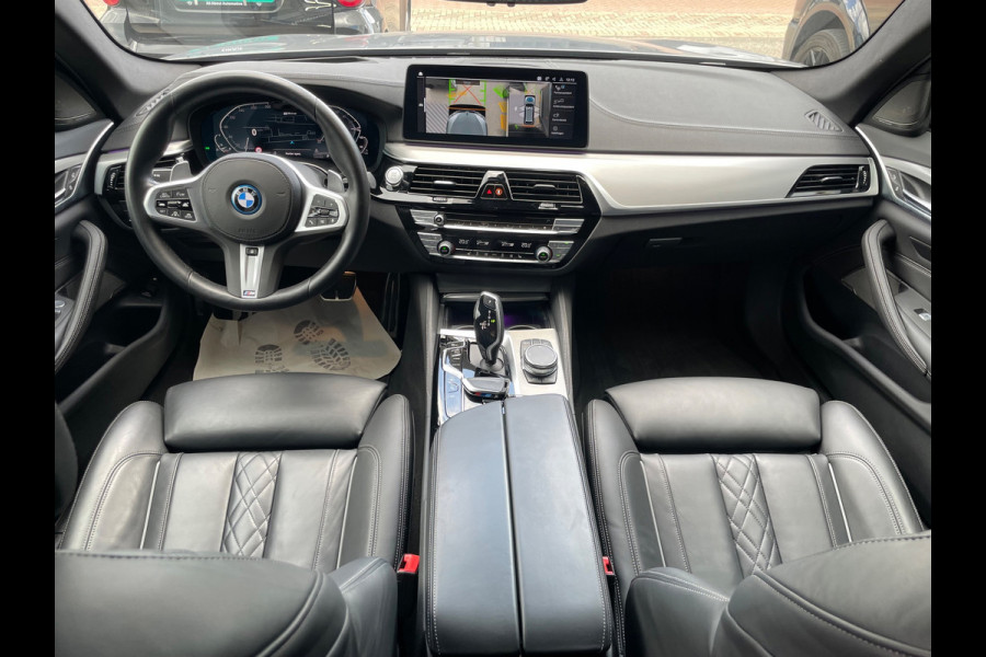 BMW 5 Serie Touring 530e Business Edition Plus Laser Led Panorama M-pakket 19inch breedset memory orig NL Geleverd NAP compleet!