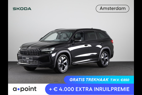 Škoda Kodiaq Sportline Business PHEV 1.5 TSI 204 pk 6 versn. DSG | Panoramadak | Trekhaak | Winterpakket | Elek. stoel | Adaptive Cruise | Blind Spot |