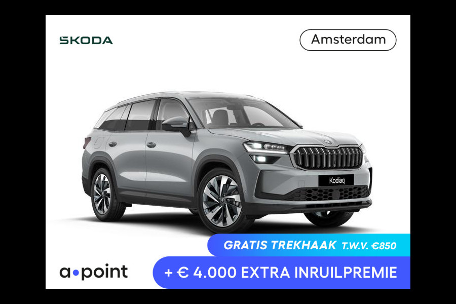 Škoda Kodiaq 1.5 TSI PHEV Business Edition Plus | Panoramadak | Leder | Trekhaak | 360 camera | Light & View | Adaptief onderstel | Canton Sound |