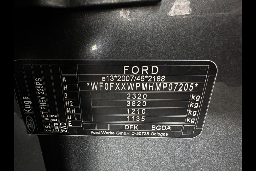 Ford Kuga 2.5 PHEV ST-Line X (Plug-in) (INCL-BTW) Aut. *DIGI-COCKPIT | MICROFIBRE-LEATHER | ADAPTIVE-CRUISE | BLINDSPOT | FULL-LED | KEYLESS | DAB | APP.CONNECT | NAVI-FULLMAP | HEATED-SPORTSEATS | PRIVACY-GLASS | 19"ALU*