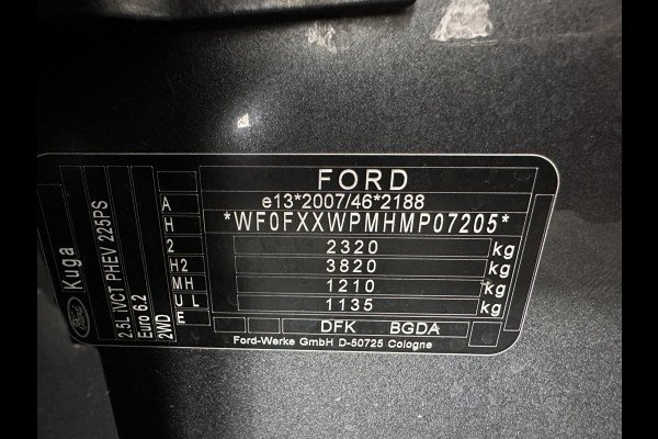 Ford Kuga 2.5 PHEV ST-Line X (Plug-in) (INCL-BTW) Aut. *DIGI-COCKPIT | MICROFIBRE-LEATHER | ADAPTIVE-CRUISE | BLINDSPOT | FULL-LED | KEYLESS | DAB | APP.CONNECT | NAVI-FULLMAP | HEATED-SPORTSEATS | PRIVACY-GLASS | 19"ALU*