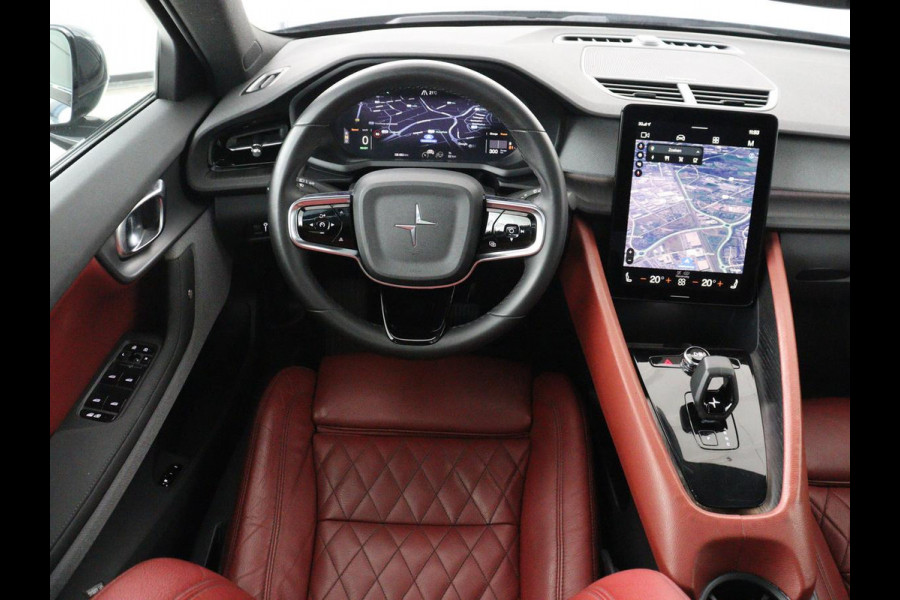 Polestar 2 Long Range Dual Motor Launch Edition 78kWh SOH 91,9% | Panoramadak | 360 Camera | Carplay | Navigatie | Adaptive Cruise | Harman Kardon | Stoel & Stuurwiel verwarming