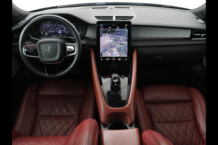 Polestar 2 Long Range Dual Motor Launch Edition 78kWh SOH 91,9% | Panoramadak | 360 Camera | Carplay | Navigatie | Adaptive Cruise | Harman Kardon | Stoel & Stuurwiel verwarming