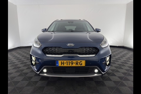 Kia Niro 1.6 GDi Hybrid ExecutiveLine (INCL-BTW) Aut. *PANO | LEATHER | FULL-LED | NAVI-FULLMAP | DIGI-COCKPIT | HEATED-COMFORTSEATS | CAMERA | DAB+ | KEYLESS | ECC | SHIFTPADDLES | ADAPTIVE-CRUISE | LANE-ASSIST | TOWBAR | 18"ALU