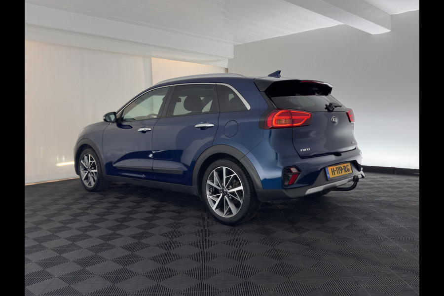 Kia Niro 1.6 GDi Hybrid ExecutiveLine (INCL-BTW) Aut. *PANO | LEATHER | FULL-LED | NAVI-FULLMAP | DIGI-COCKPIT | HEATED-COMFORTSEATS | CAMERA | DAB+ | KEYLESS | ECC | SHIFTPADDLES | ADAPTIVE-CRUISE | LANE-ASSIST | TOWBAR | 18"ALU