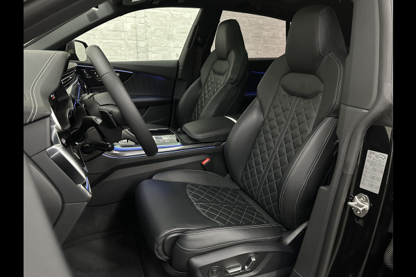 Audi Q8 60e 462PK Competition | #RS-Stoelen | Carbon | Panorama | ACC | 360 Camera | B&O Sound | Trekhaak | Matrix-LED | Sfeerverlichting | Memory | Stuurverwarming | Stoelverwarming V+A | Zonwering | ISO-Glas | Leder Dashboard | 3-Zone Clima | Carplay |