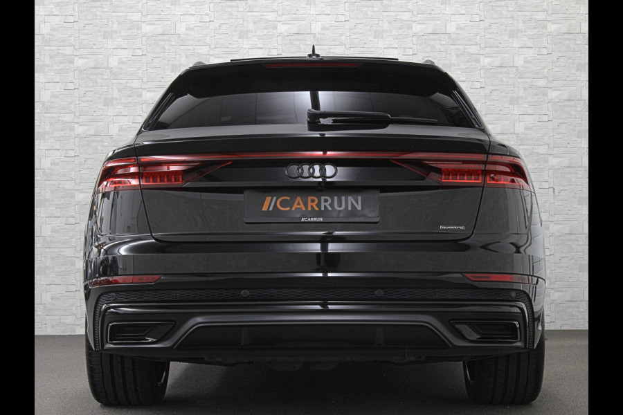 Audi Q8 60e 462PK Competition | #RS-Stoelen | Carbon | Panorama | ACC | 360 Camera | B&O Sound | Trekhaak | Matrix-LED | Sfeerverlichting | Memory | Stuurverwarming | Stoelverwarming V+A | Zonwering | ISO-Glas | Leder Dashboard | 3-Zone Clima | Carplay |