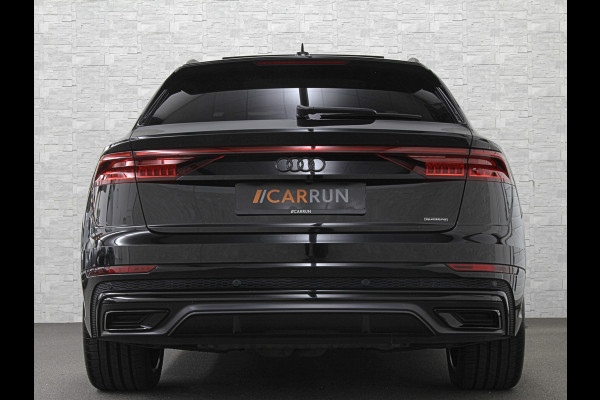 Audi Q8 60e 462PK Competition | #RS-Stoelen | Carbon | Panorama | ACC | 360 Camera | B&O Sound | Trekhaak | Matrix-LED | Sfeerverlichting | Memory | Stuurverwarming | Stoelverwarming V+A | Zonwering | ISO-Glas | Leder Dashboard | 3-Zone Clima | Carplay |