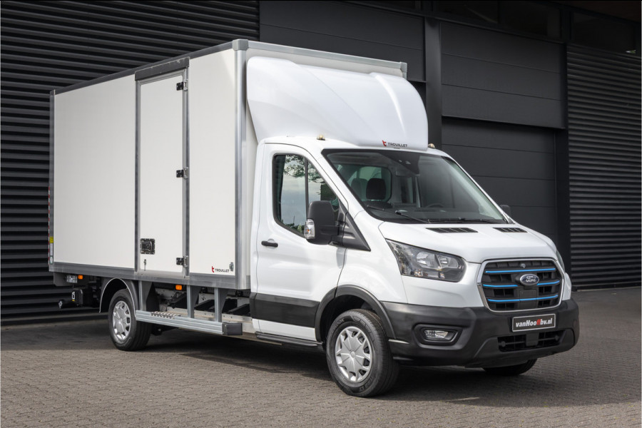 Ford E-Transit Bakwagen met laadklep Rolstops