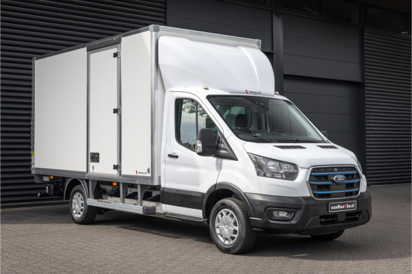 Ford E-Transit Bakwagen met laadklep Rolstops