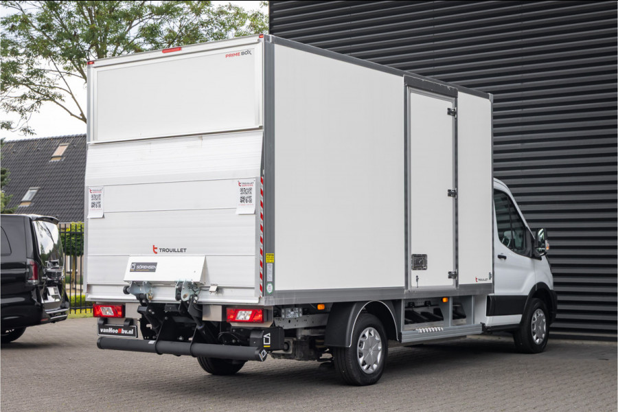 Ford E-Transit Bakwagen met laadklep Rolstops