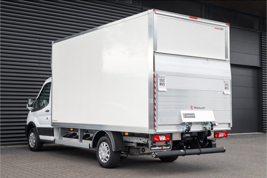 Ford E-Transit Bakwagen met laadklep Rolstops