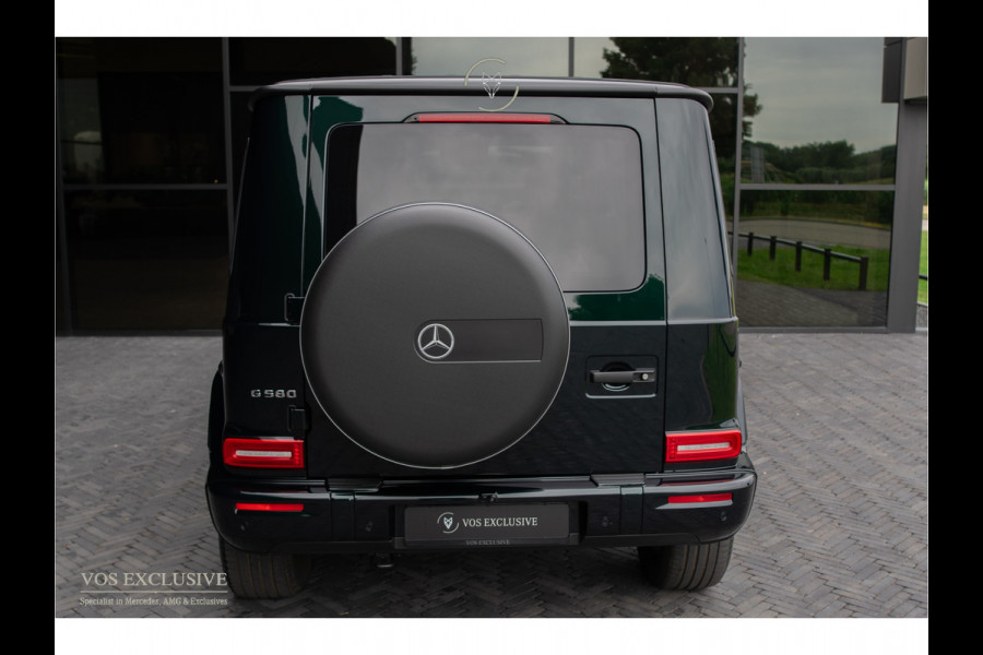Mercedes-Benz G-Klasse 580 EQ-Technologie 116 kWh Rij-assistentie Plus|Volleder|360º|MBUX|Mem|Privacyglass|NL Auto|2761 km!