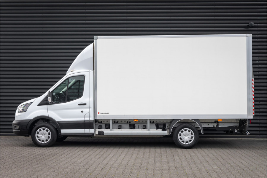 Ford E-Transit Bakwagen met laadklep Rolstops