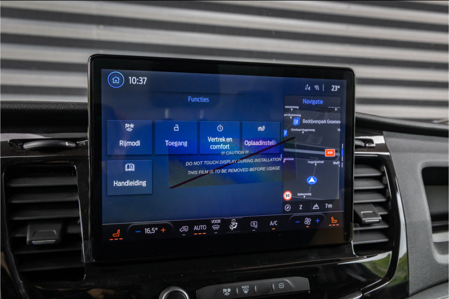Ford E-Transit Bakwagen met laadklep Rolstops
