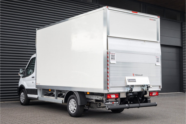 Ford E-Transit Bakwagen met laadklep Rolstops