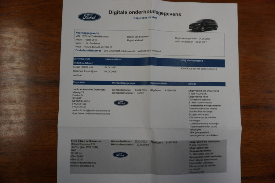 Ford Fiesta 1.0 EcoB.95PK Titanium X/Navigatie/Apple CarPlay/ Winterpakket/Dealeronderhouden