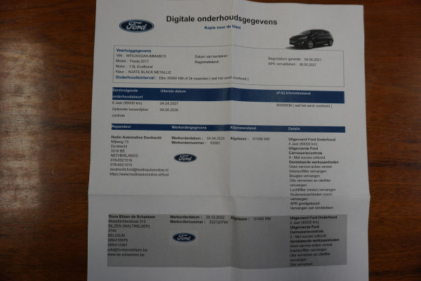 Ford Fiesta 1.0 EcoB.95PK Titanium X/Navigatie/Apple CarPlay/ Winterpakket/Dealeronderhouden