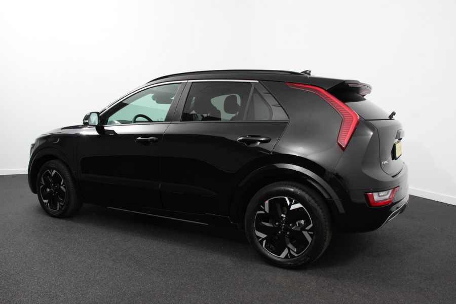 Kia Niro EV DynamicPlusLine 64.8 kWh SOH 100% Navigatie Half Leder Schuif-kantel dak Elektrische bedienbare achterklep DAB Led Camera