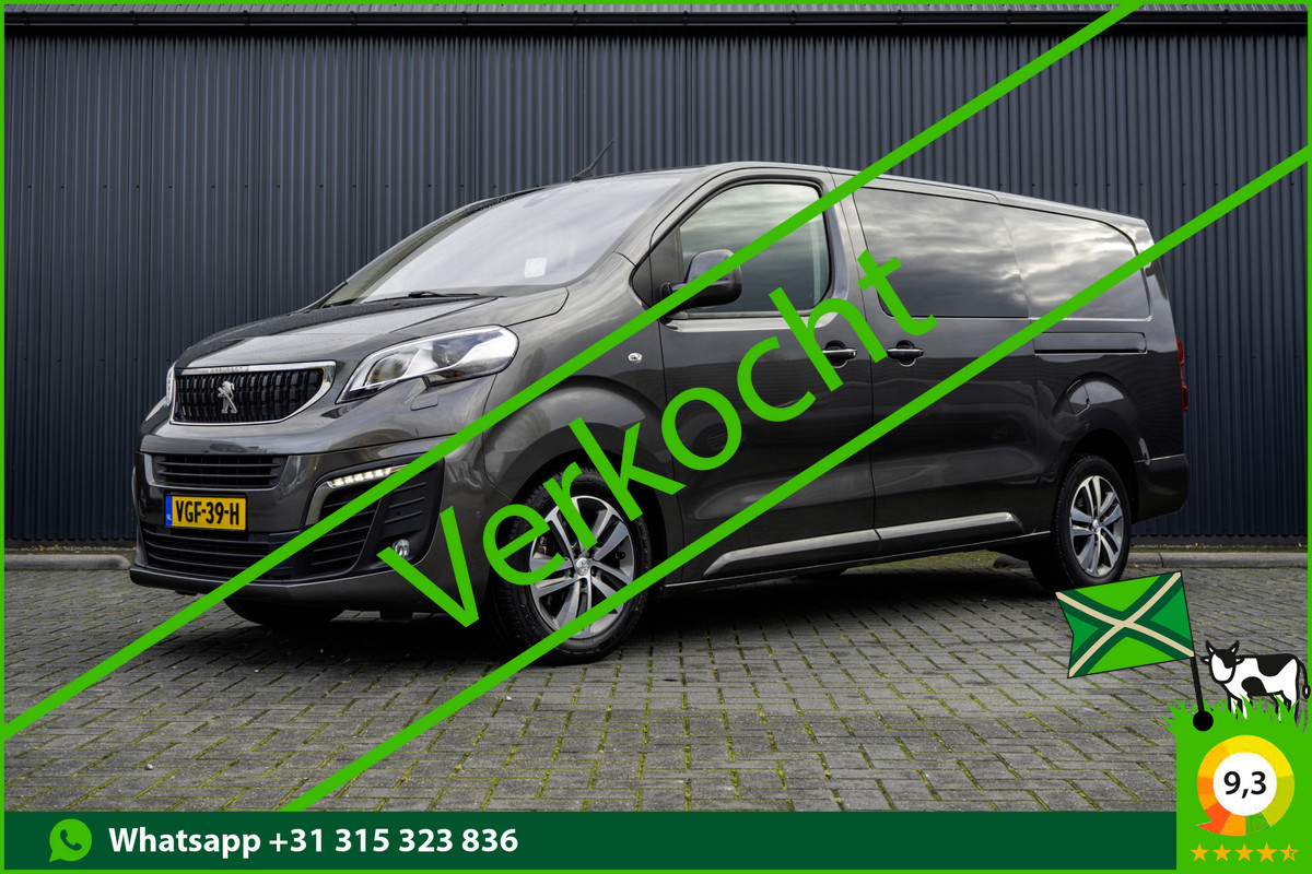 Peugeot Expert 2.0 BlueHDI 122PK | L3H1 | DC | Xenon | Automaat | Schakelflippers | Carplay | Camera | 5-Persoon