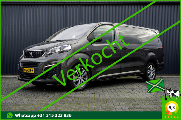 Peugeot Expert 2.0 BlueHDI 122PK | L3H1 | DC | Xenon | Automaat | Schakelflippers | Carplay | Camera | 5-Persoon