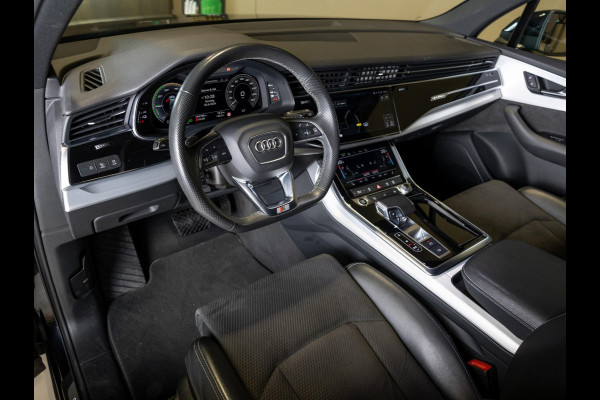 Audi Q7 60 TFSI e quattro 2x S-Line Competition / 456pk / Rondomzicht camera / Elektrische stoelverstelling met geheugen /