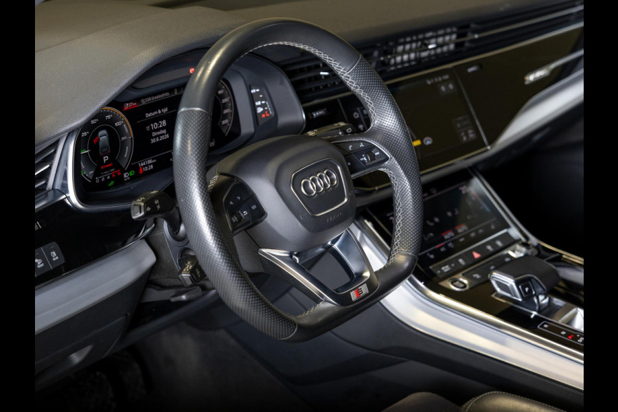 Audi Q7 60 TFSI e quattro 2x S-Line Competition / 456pk / Rondomzicht camera / Elektrische stoelverstelling met geheugen /